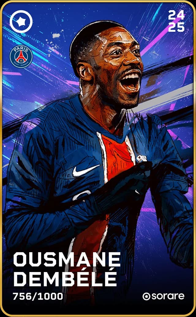 Ousmane Dembele Sorare card